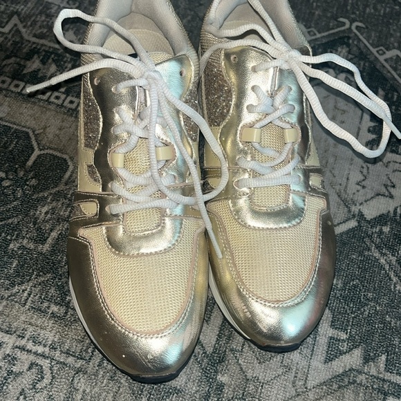 Ash Lux Metallic Glitter Trainer Sneakers size 38 US size 7.5 - Picture 4 of 11